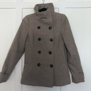 Taupe Pea Coat